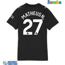 Manchester City Matheus Nunes #27 Gostujuci Dres za Ženska 2025-26 Kratak Rukav